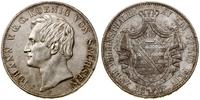 dwutalar = 3 1/2 guldena 1858 F, Drezno, srebro,