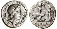 denar 96 pne, Rzym, Aw: Głowa Apollina w prawo, 