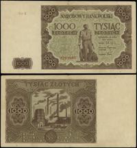 1.000 złotych 15.07.1947, seria K, numeracja 329