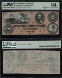 2 dolary 1850–1860, banknot blanco, seria A, bez