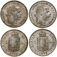 zestaw 2 x 1 forint 1879, Kremnica, razem 2 sztu