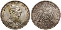 3 marki 1914 A, Berlin, popiersie cesarza w mund
