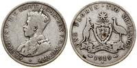 2 szylingi (floren) 1919 M, Melbourne, srebro pr