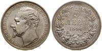 5 lewów 1894 KБ, Kremnica, srebro próby 900, 25 