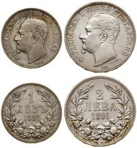 zestaw 2 monet 1891 KБ, Kremnica, w skład zestaw