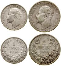 zestaw 2 monet 1894 KБ, Kremnica, w skład zestaw