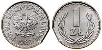 Polska, 1 złoty (DESTRUKT MENNICZY), 1985