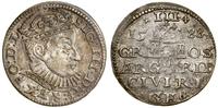 trojak 1588, Ryga, duża głowa króla, Kop. 8177 (
