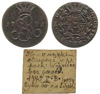 grosz 1775/E.B., Warszawa, z kolekcji antykwariu