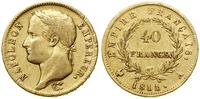 40 franków 1811 A, Paryż, złoto, 12.80 g, Fr. 50