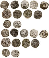 Polska, zestaw 21 denarów jagiellońskich