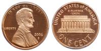 Stany Zjednoczone Ameryki (USA), 1 cent, 2006 S