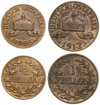 lot 2 monet, Hamburg, 1 halerz 1912, 1/2 halerza