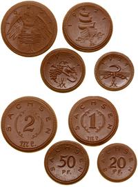 zestaw 4 monet 1921, 2 marki, 1 marka, 50 fenigó