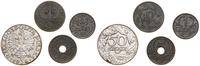 lot 4 monet, Warszawa, 1 i 5 groszy 1939, 10 gro