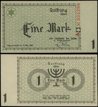 1 marka 15.05.1940, seria A, numeracja 334286, p