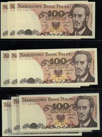 zestaw: 39 x 100 złotych 1.12.1988, różne serie 