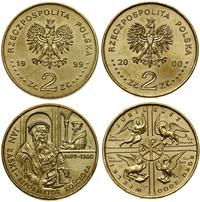 Polska, zestaw 2 x 2 złote, 1999, 2000