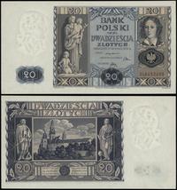20 złotych 11.11.1936, seria BŁ, numeracja 84934