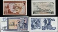 Islandia, zestaw 2 banknotów