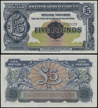 5 funtów 1958, 2 emisja, seria EE/I, numeracja 3