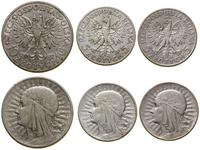 Polska, zestaw: 1 x 10 złotych i 2 x 5 złotych, 1932–1933