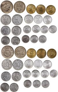 Czechosłowacja, zestaw 21 monet