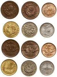 zestaw 6 monet, w skład zestawu wchodzi 10 centa