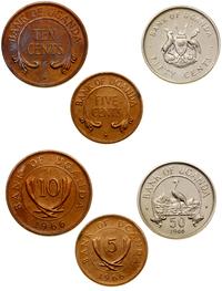 Uganda, zestaw 3 monet, 1966