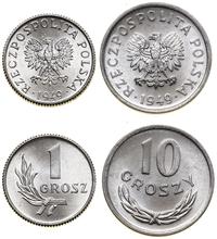 Polska, zestaw 2 monet, 1949