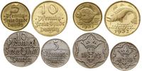 zestaw 4 monet, Berlin, 10 fenigów 1923, 10 feni