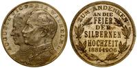Niemcy, medal na pamiątkę srebrnych godów pary cesarskiej, 1906