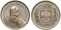 5 franków 1974, Berno, miedzionikiel, KM 40a
