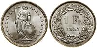 1 frank 1957 B, Breno, srebro próby 835, 5 g, KM