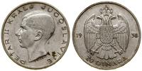 20 dinarów 1938, Paryż, srebro próby 750, 9 g, K