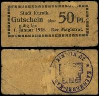 Wielkopolska, 50 fenigów, 1.01.1918