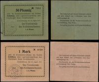 Wielkopolska, zestaw: 1 marka i 50 fenigów, 08.1914
