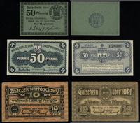 Wielkopolska, zestaw 3 banknotów, 1919–1920