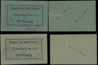 zestaw: 25 i 50 fenigów bez daty (1914), numerac