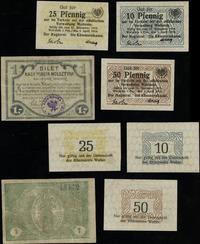 Wielkopolska, zestaw 4 banknotów, 1917–1919