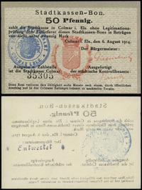 50 fenigów 6.08.1914, numeracja 35305, piękne, D