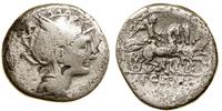 denar 111–110 pne, Rzym, Aw: Głowa Romy w prawo;