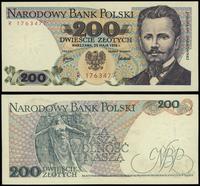 200 złotych 25.05.1976, seria R, numeracja 17634