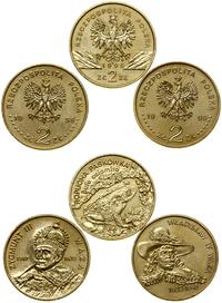 Polska, zestaw 3 x 2 złote, 1998, 1999