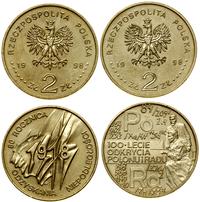 zestaw 2 x 2 złote 1998, Warszawa, 100-lecie odk