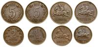 Litwa, zestaw 4 monet, 1936