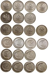 Polska, zestaw: 11 x 50 groszy, 1990–2018