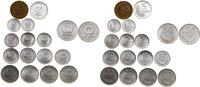 Polska, zestaw 17 monet, 1949–1983