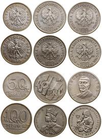 zestaw 10 monet 1984–1990, Warszawa, w zestawie 