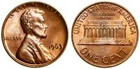 Stany Zjednoczone Ameryki (USA), 1 cent, 1963